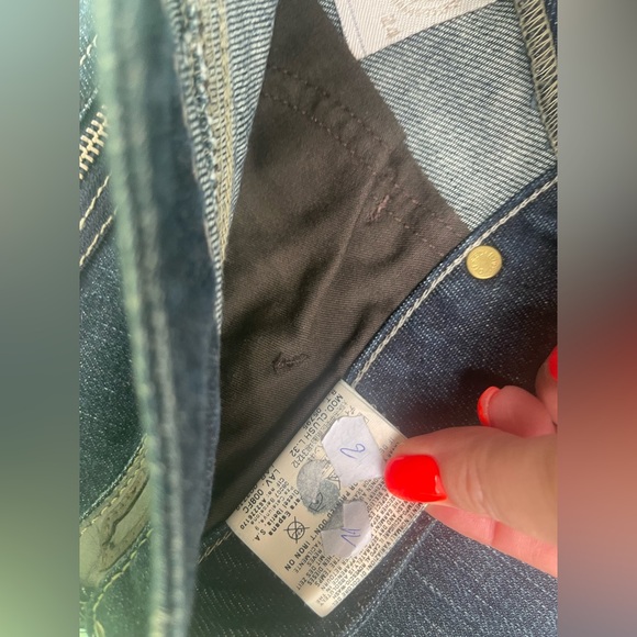 Diesel Woman’s Dark Blue Vintage CLUSH Jeans size 24 New With Tags - Picture 5 of 16